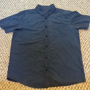 Men’s Patagonia To-Go Navy Button Down Tee